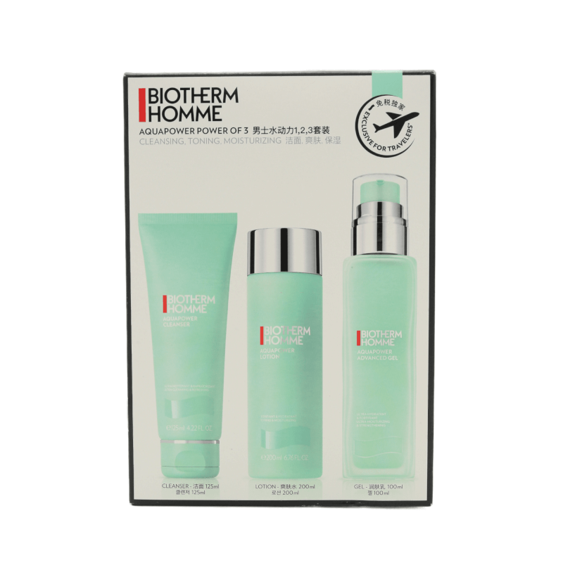 Biotherm 碧歐泉男士水動力1,2,3套裝.