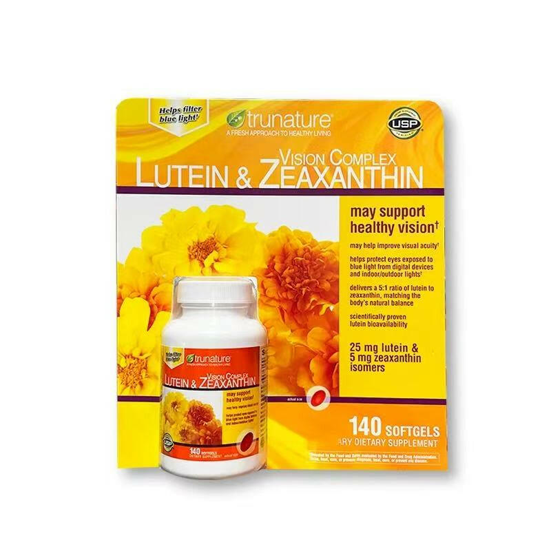 👁️ Trunature Vision 護眼精華140粒|美國原裝|葉黃素20mg+玉米黃素|3重眼部防護 Complex Lutein & Zeaxanthin.