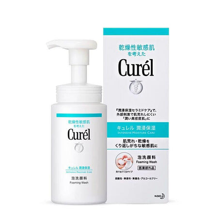 【日版】Curel 珂潤 潤浸保濕豐盈泡沫潔面乳 150ml.