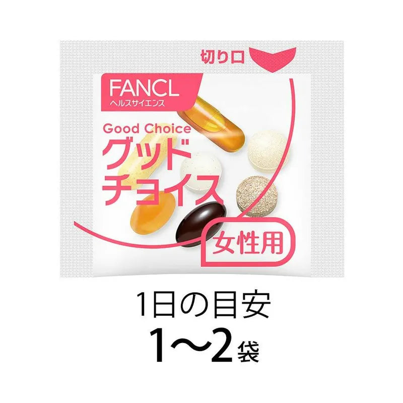 FANCL-芳珂 女士60代 綜合營養維他命補充丸 (30小包, 15-30日分)【平行進口產品】.