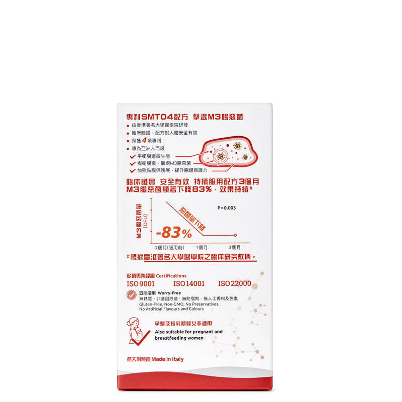 🦠【香港科研】G-NiiB M3XTRA微生態 護腸配方 28包|調節菌群・改善腹瀉・提升免疫力|泰好批專供.