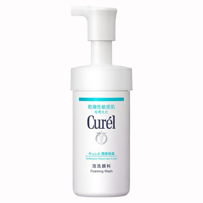 【日版】Curel 珂潤 潤浸保濕豐盈泡沫潔面乳 150ml.