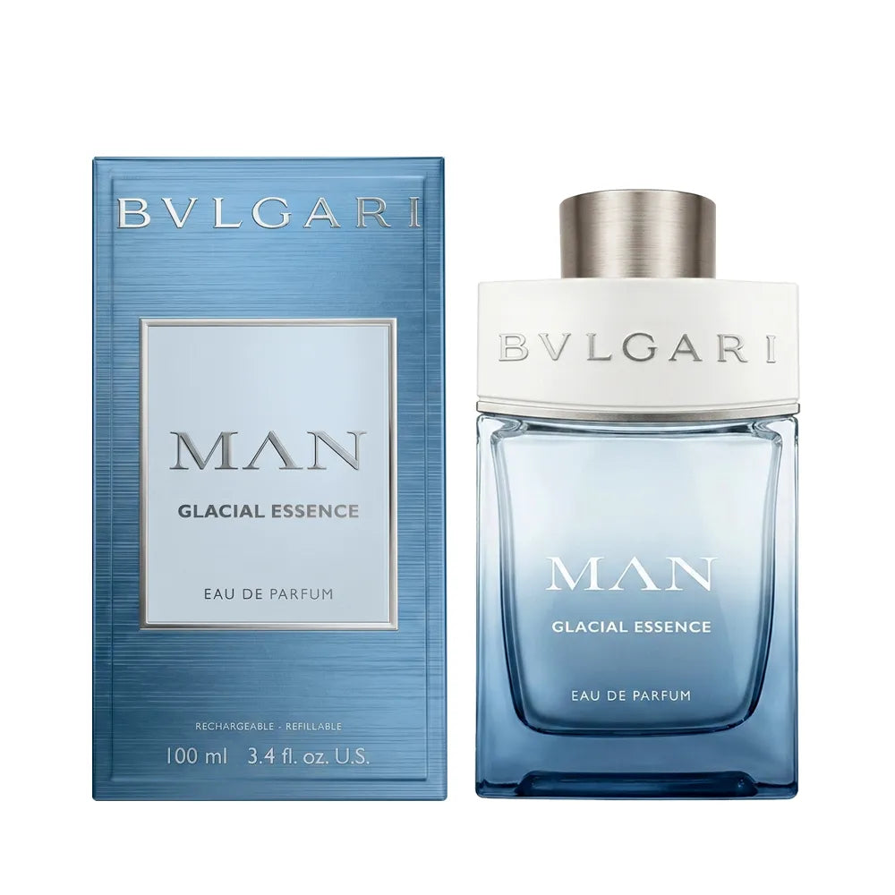 新版 Bvlgari Man Glacial Essence Eau De Parfum 寶格麗冷冽冰川/極地冰峰男士淡香精 100ml