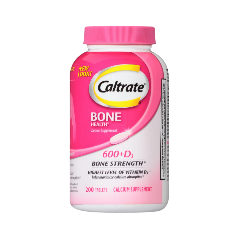 Caltrate鈣片含維生素D,有助骨骼健康與維生素吸收