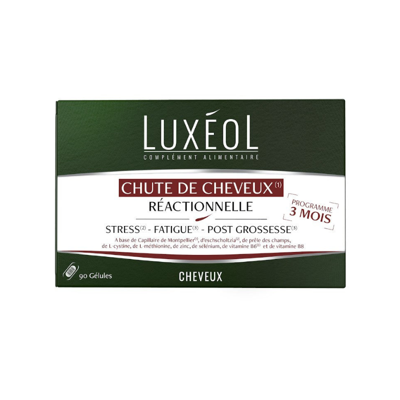 【法國版】Luxeol reactive hair loss 90粒.