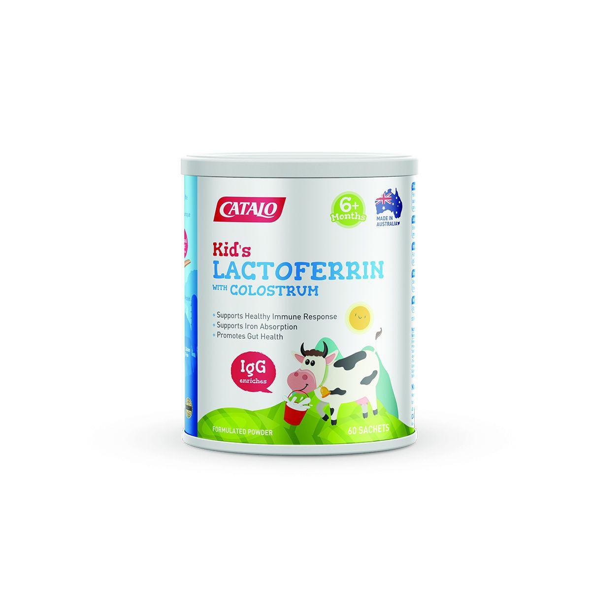 CATALO 家得路 兒童乳鐵蛋白牛初乳原生免疫配方 60包.