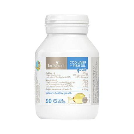 澳洲 Bioisland 鱈魚油90粒裝.