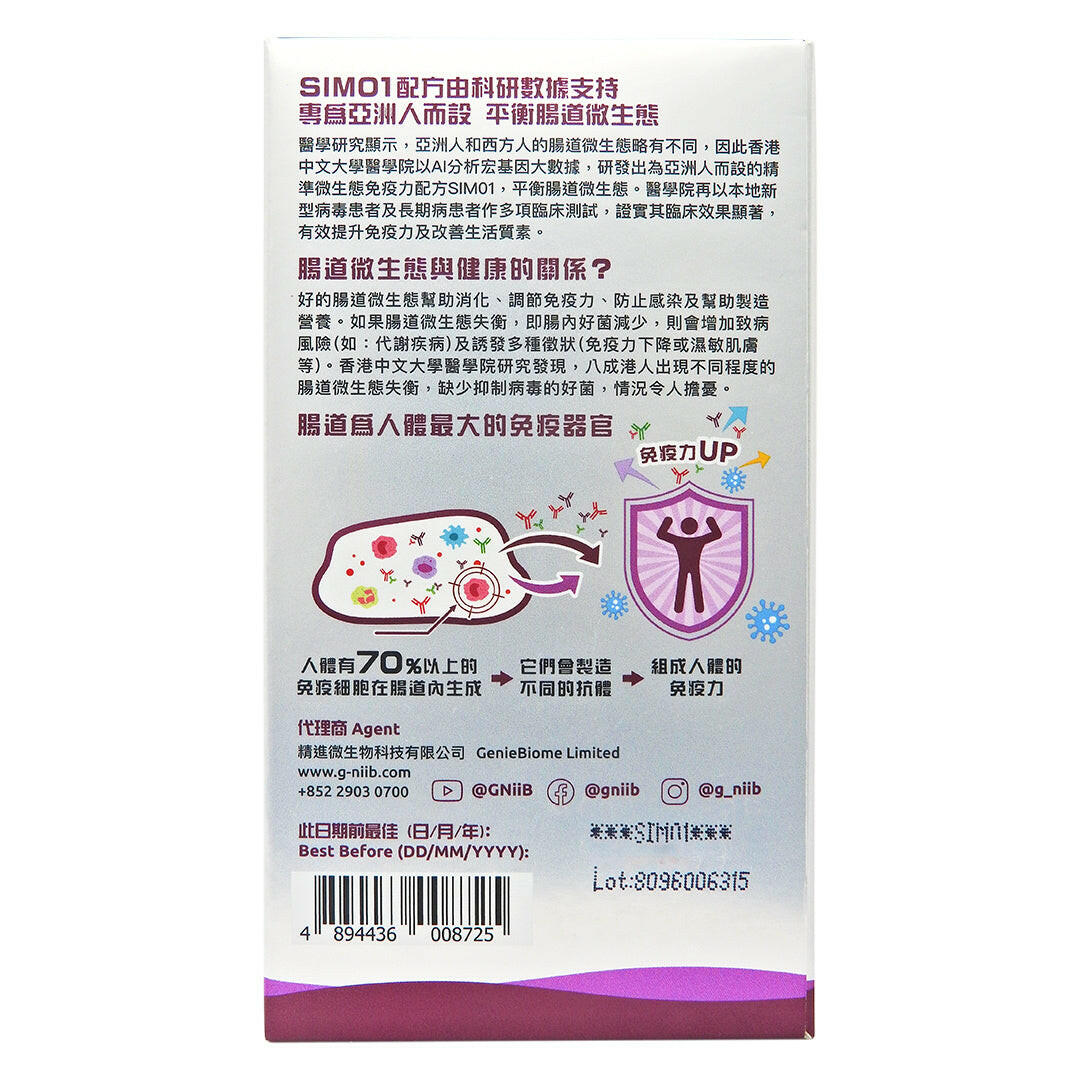 G-NiiB – Immunity Pro 免疫專業配方 28包.