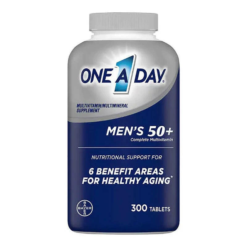 【New】美國拜耳Bayer One A Day 男仕綜合維他命(50歲或以上) 300片.