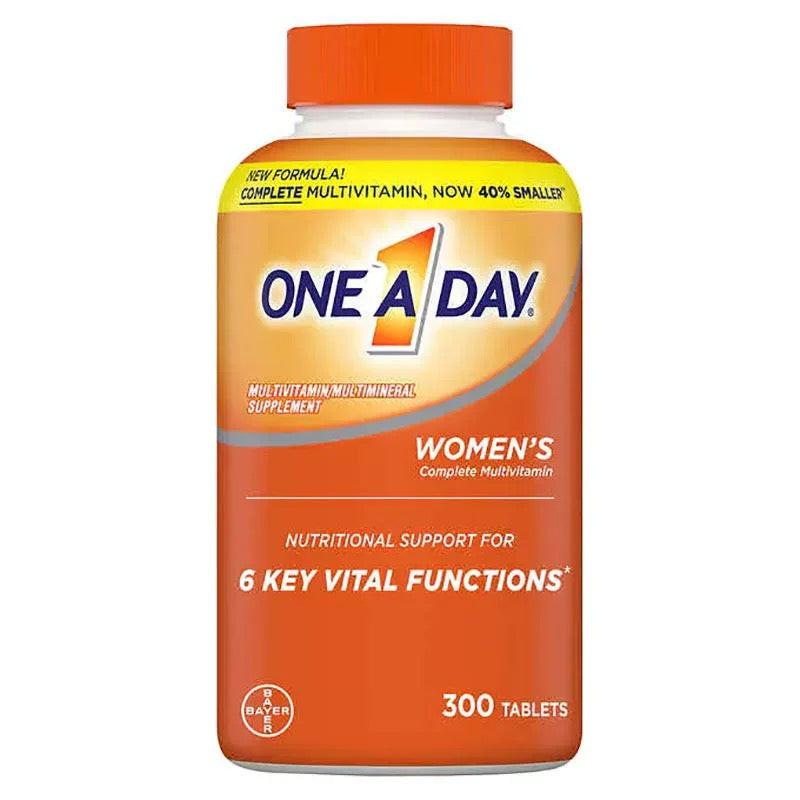 【New】美國拜耳Bayer One A Day女士復合維生素礦物質綜合維他命鈣 300粒.