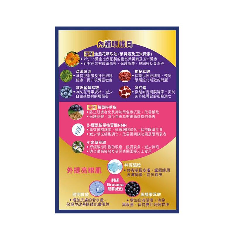 【萬寧版】WholeLove MED 愛完全 特效補眼美目素 中老年護眼緩解眼部乾澀 60粒.