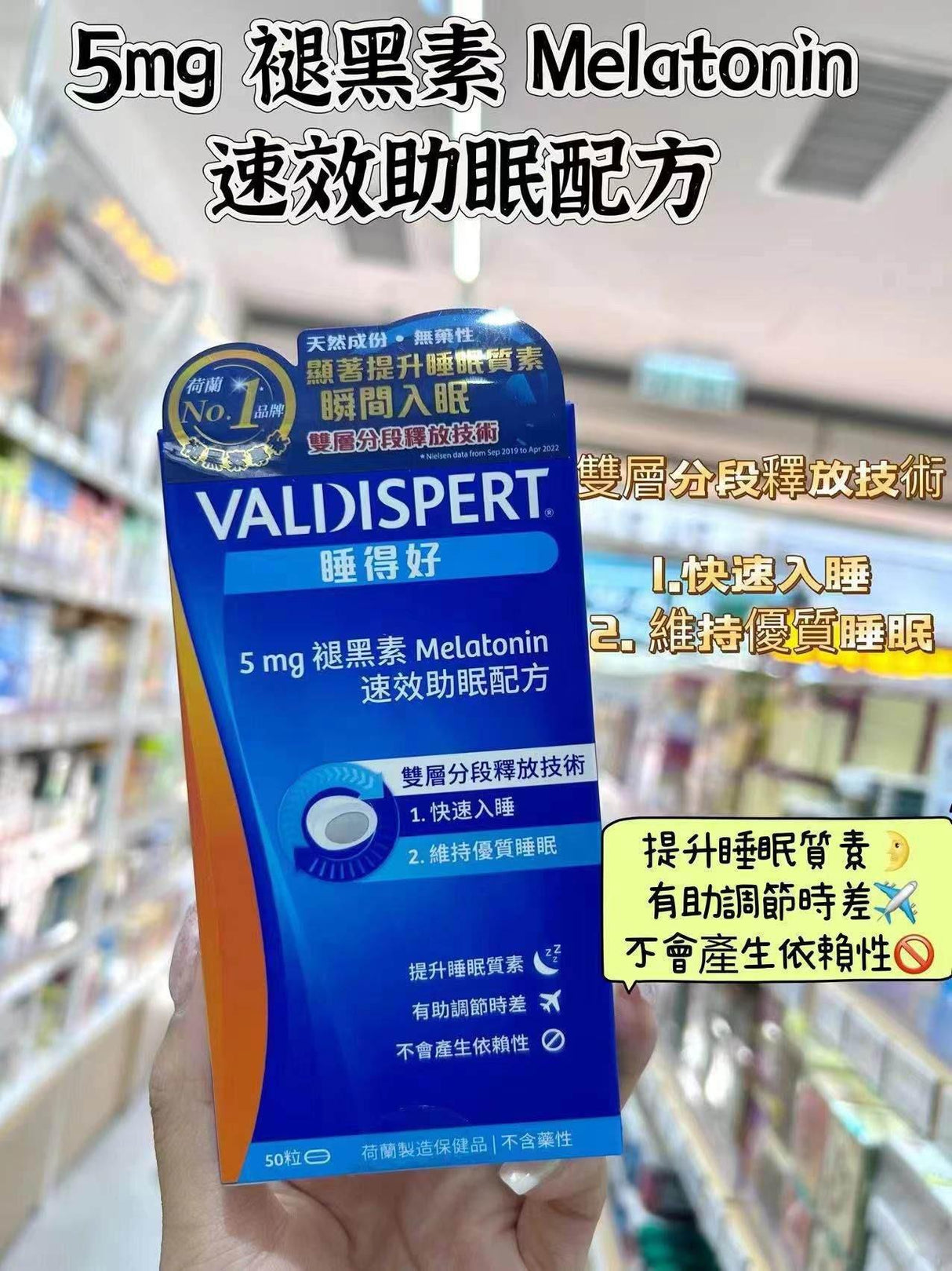 長效配方助您深度睡眠,提升整晚睡得好質量,促進健康良好睡眠。