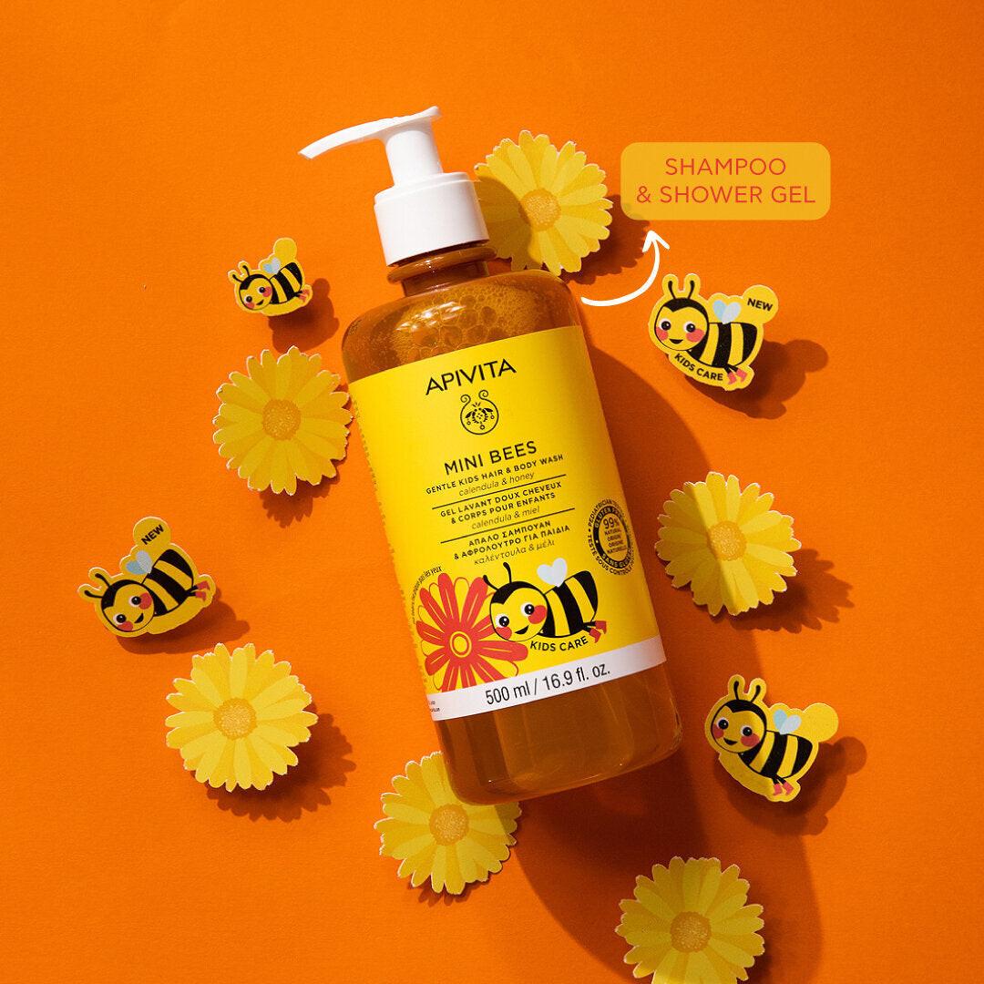 APIVITA - 艾蜜塔 金盞花蜂蜜兒童洗髮沐浴露 500ml【平行進口】.