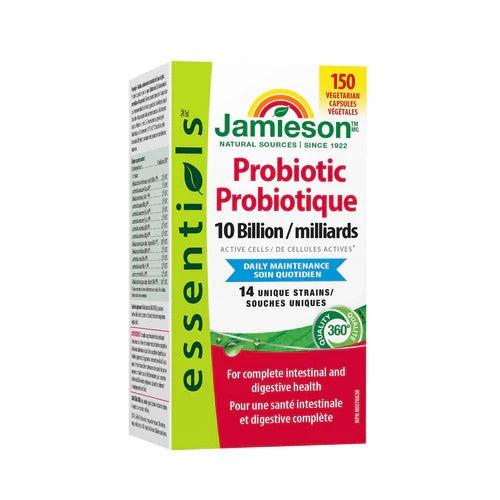 【加拿大原裝】Jamieson – 純天然益生菌加量裝 150粒|100億活性菌・16株全譜・腸胃不適專用 100億.