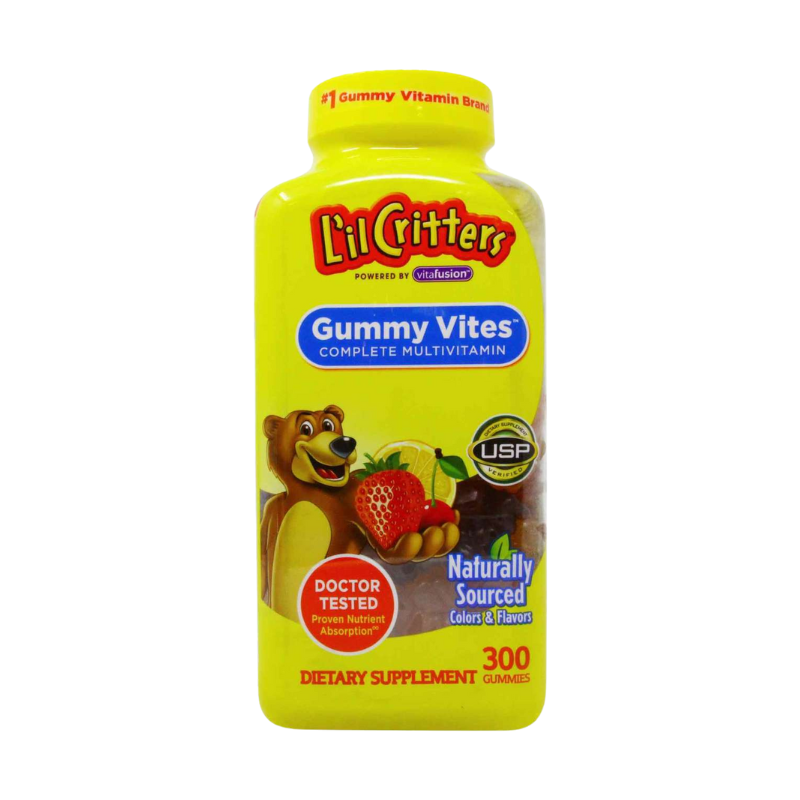 Lil Critters 小熊糖兒童多種複合維生素軟糖 - 300 粒.