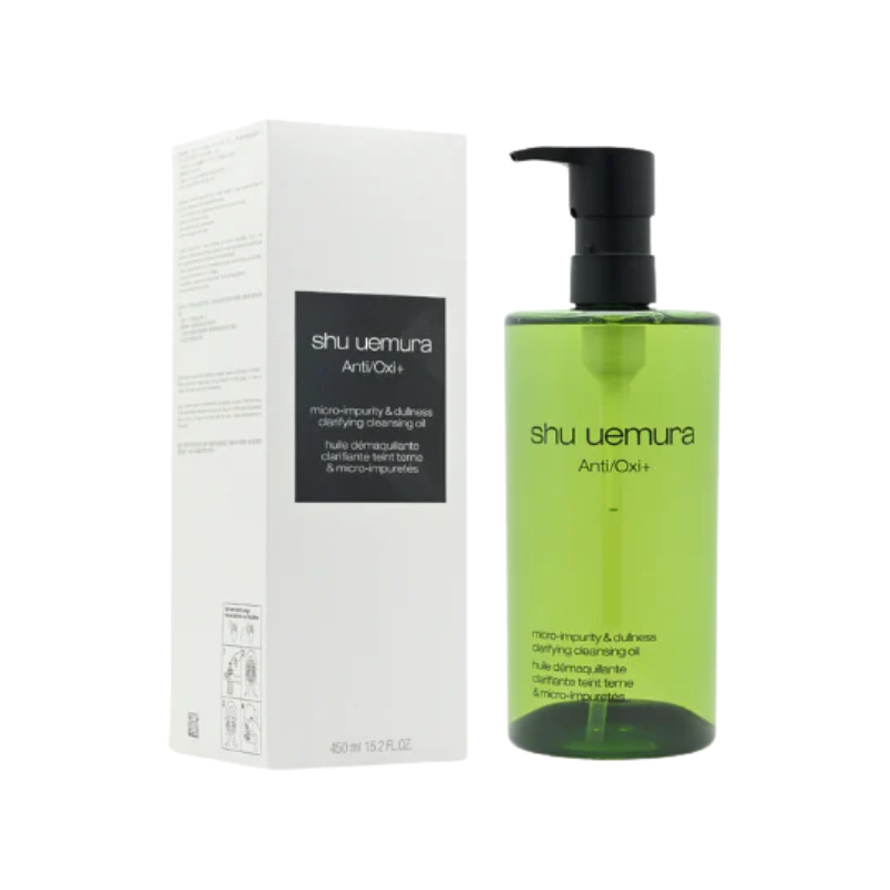 【新版】Shu Uemura 植村秀 Anti/Oxi+綠茶抗污染潔顏油 450ml.