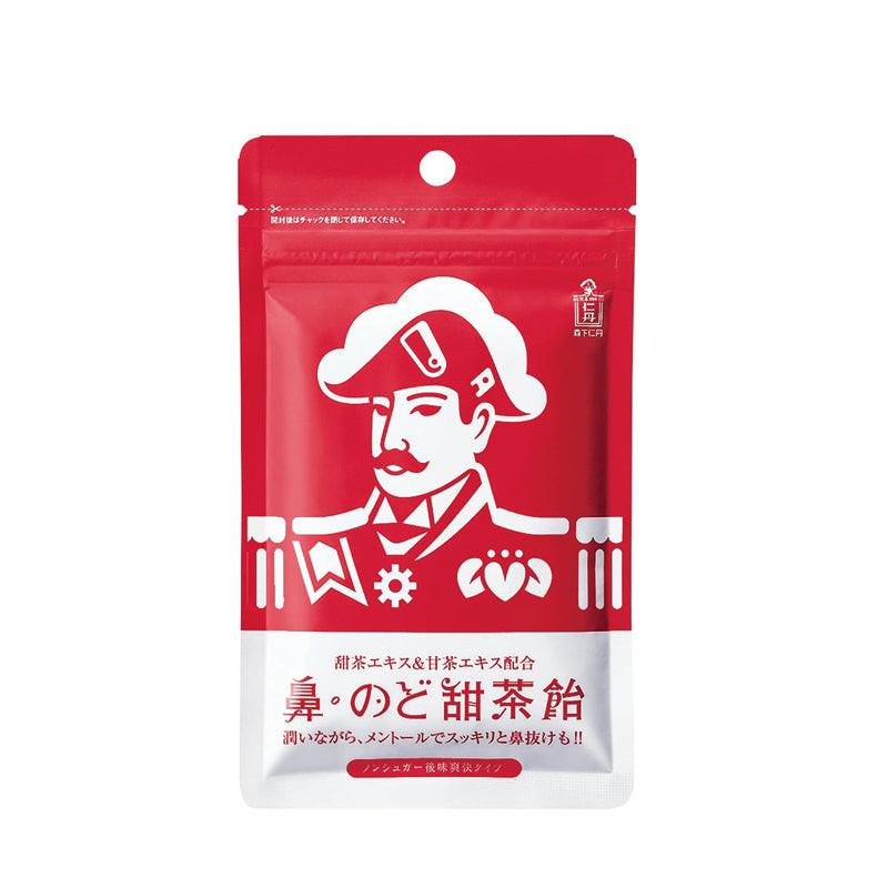 森下仁丹 鼻/喉甜茶糖獨立包裝【潤喉糖1袋217g日中提取物、甜茶提取物、甜茶提取物、生薑提取物】.