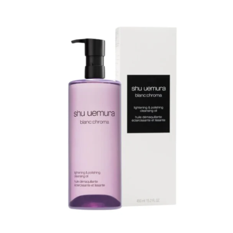 Shu Uemura植村秀 覆盆子blanc: chroma 淨透煥顔潔顔 油卸妝油450ml.