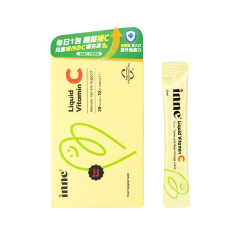 Inne兒童液體強免疫維C(香橙味) 28包.