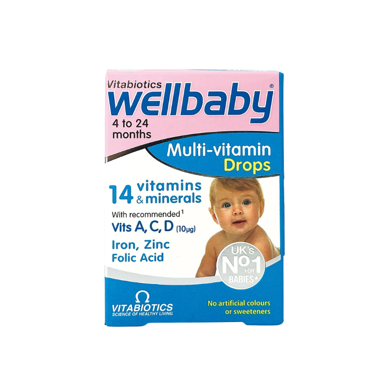 vitabiotics wellbaby嬰兒多種維生素 營養液 4至24個月 30ml