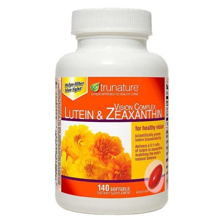 👁️ Trunature Vision 護眼精華140粒|美國原裝|葉黃素20mg+玉米黃素|3重眼部防護 Complex Lutein & Zeaxanthin.