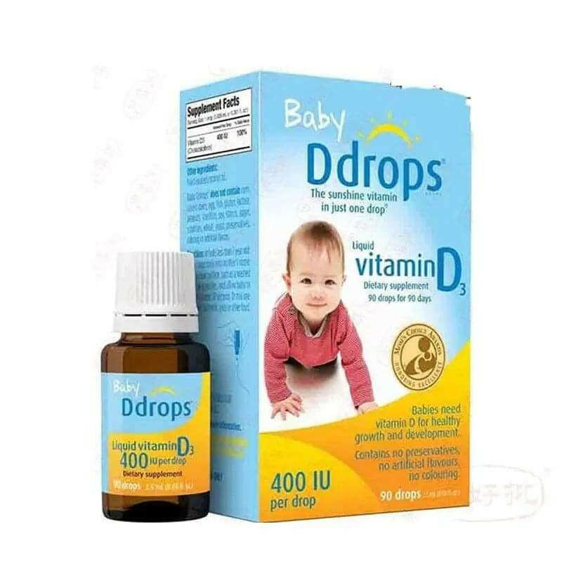 美國Baby DDrops D3滴劑 2.5ml.