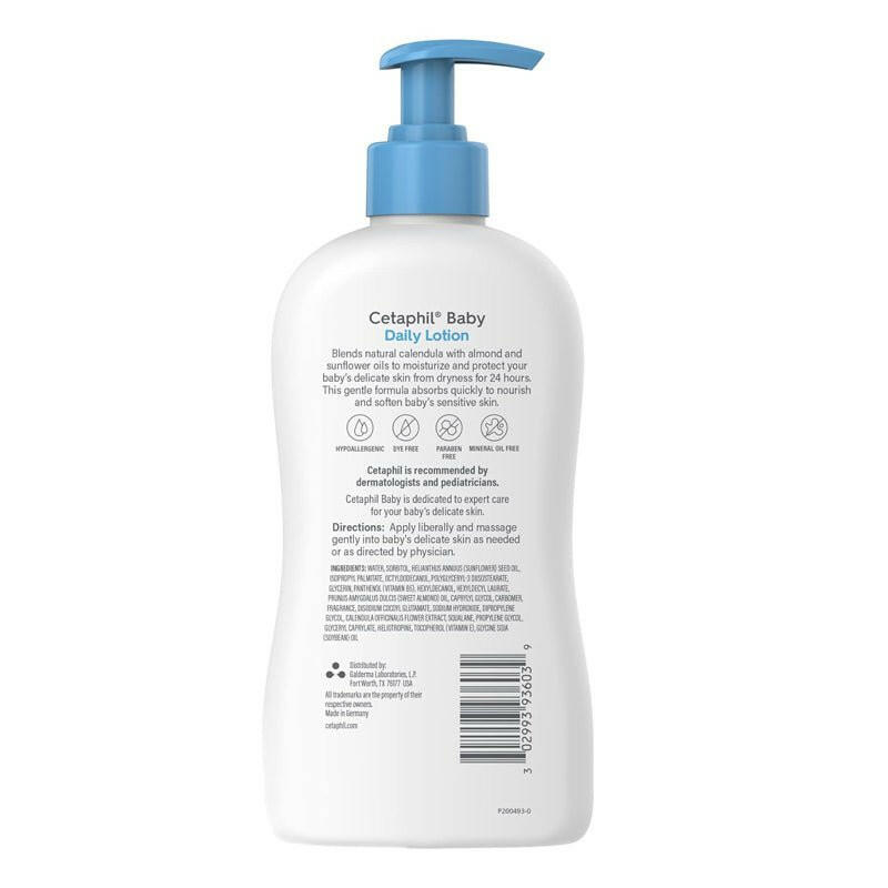 美國 Cetaphil Baby 舒特膚寶寶日常潤膚乳400ml.