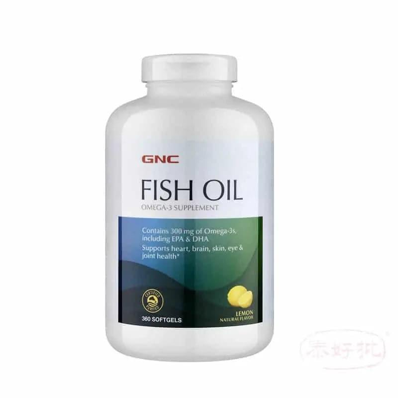 GNC Fish Oil 深海魚油 360 softgels.