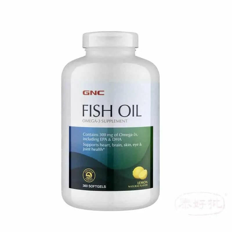 GNC Fish Oil 深海魚油 360 softgels.