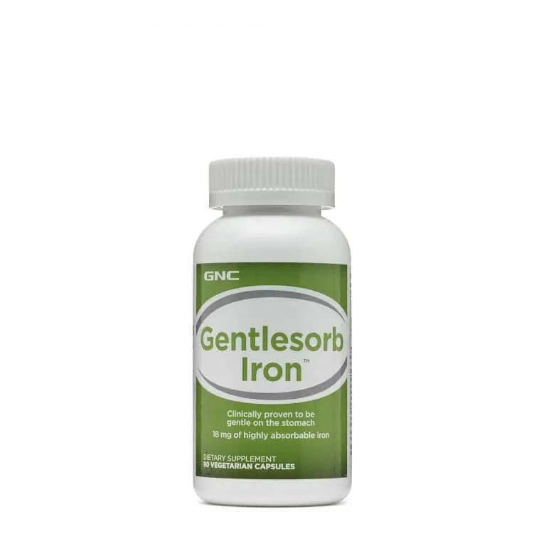 【溫和補鐵首選】GNC Gentlesorb Iron 鐵劑 90粒 | 專利緩釋技術 不傷胃 好吸收 | 改善貧血氣色 | 孕婦哺乳期適用 | 美國GNC官方授權 泰好批獨家供應.