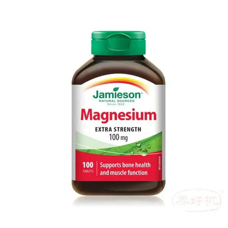 【香港行貨】Jamieson Magnesium Extra Strength 100mg 100's.