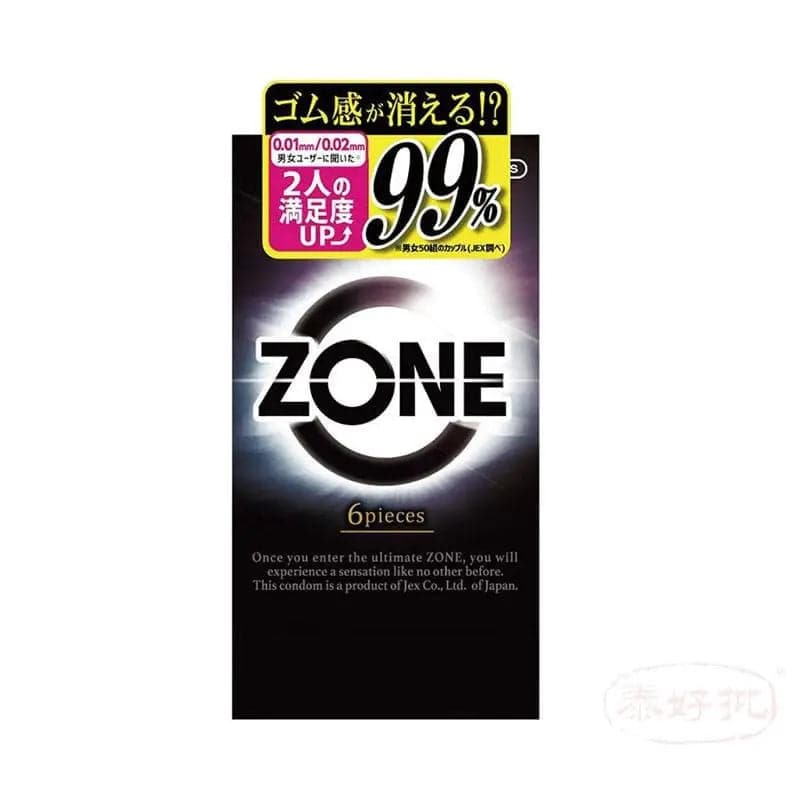 Jex - JEX ZONE地帶 乳膠安全套 避孕套 保險套(6片裝).