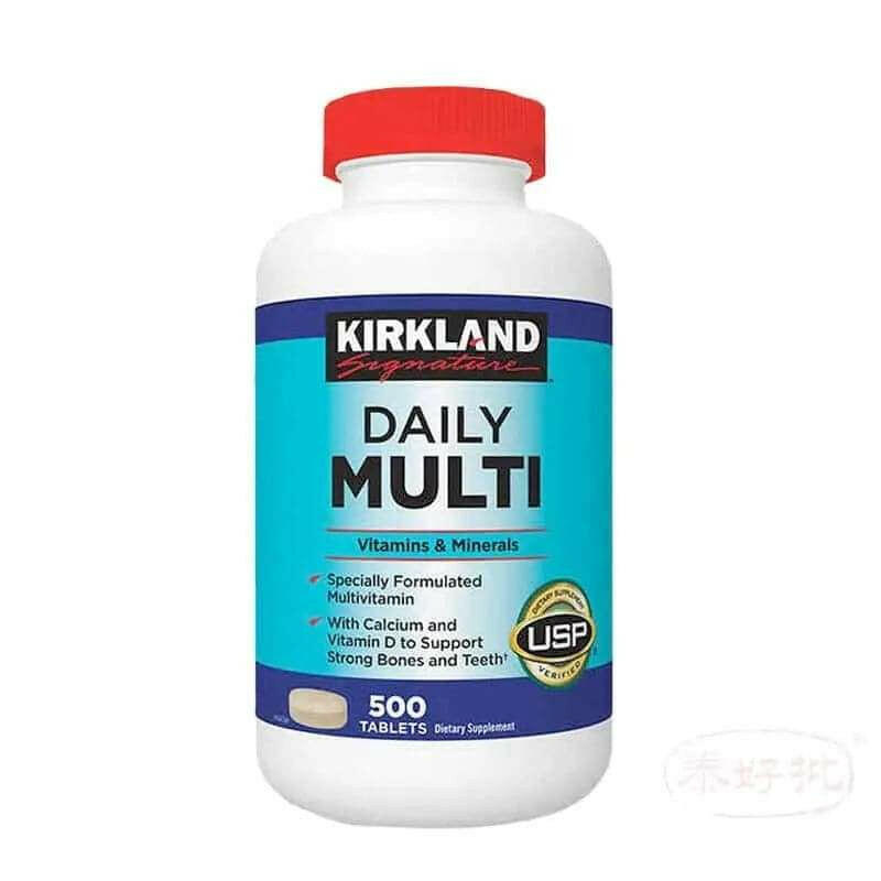Kirkland成人綜合維他命,強化健康配方,有效補充每日所需多種維他命