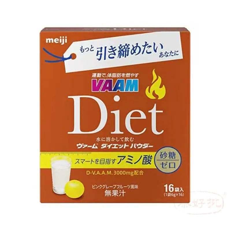 【日本直郵】Meiji明治 Diet VAAM 脂肪助燃纖體飲 6g×16袋.