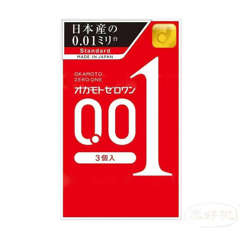 Okamoto - 岡本 0.01極限超薄安全套3片(平行進口).