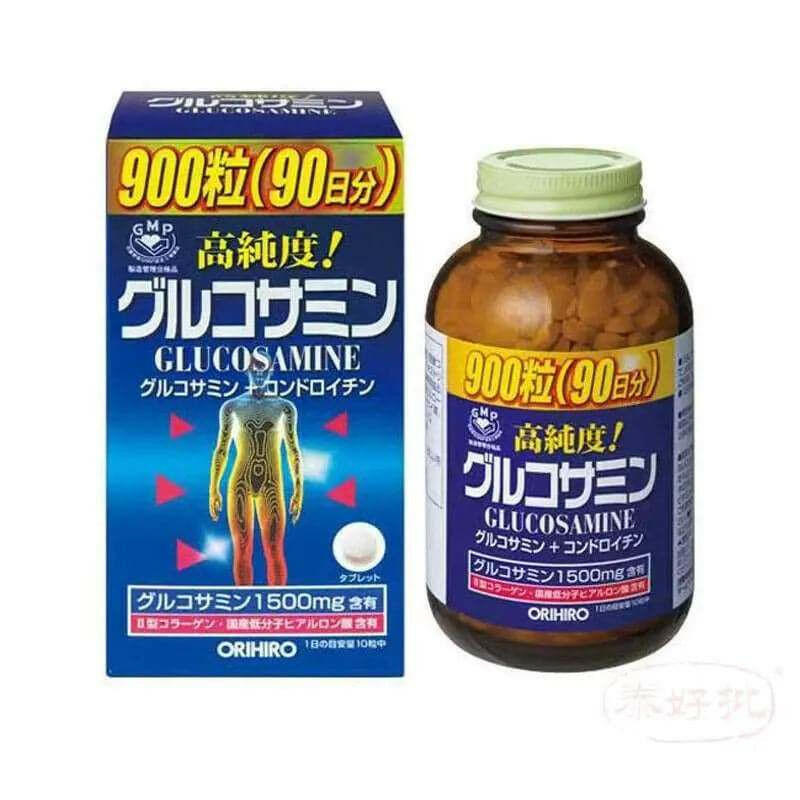 ORIHIRO 立喜樂 高純度氨基葡萄糖軟骨素 1500mg 900粒(90日分).