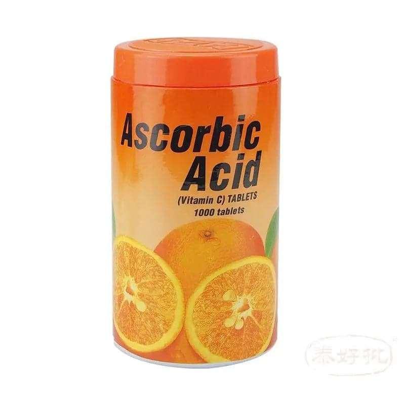 泰國PATAR維生素C咀嚼糖香橙味Vc片1000粒裝.