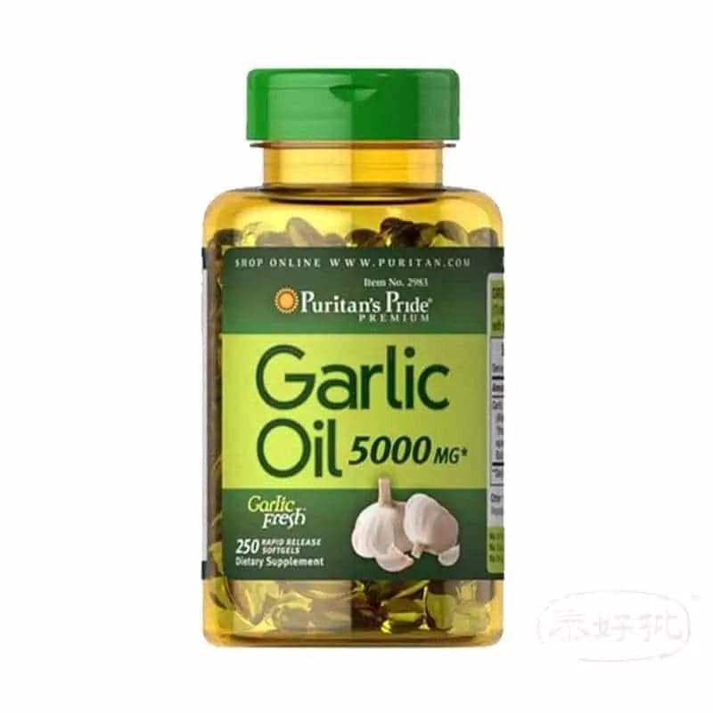 Puritan's Pride 大蒜素膠囊,助提升免疫力與心血管健康的天然保健品