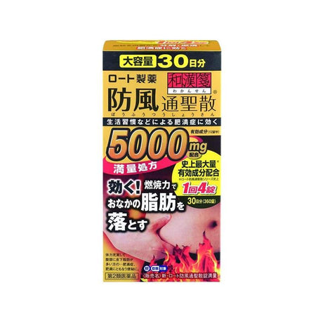 ROHTO新款樂拓防風聖散片全卷360片.