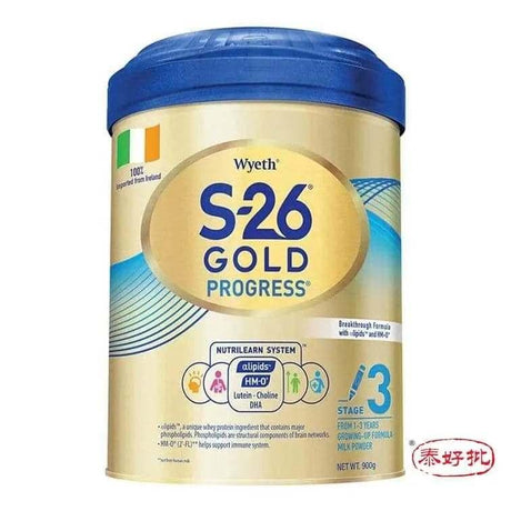 Wyeth惠氏S-26嬰兒初生奶粉,DHA智護配方接近母乳,易消化營養全面呵護寶寶成長