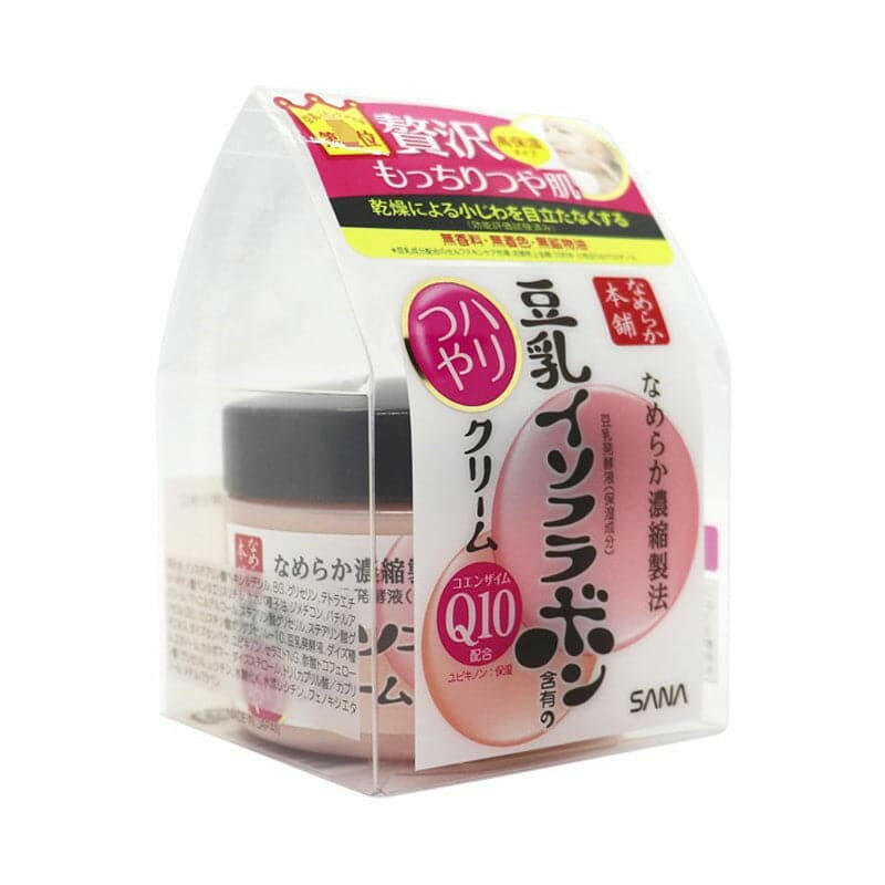 日本SANA-豆乳Q10彈力美肌面霜50g.