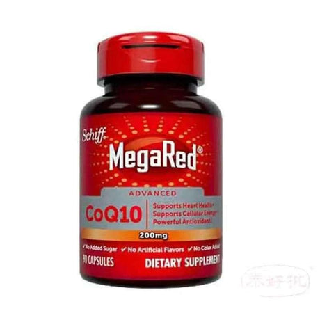 Schiff MegaRed 輔酶Q10 補充劑,提升心臟健康與能量代謝的最佳選擇