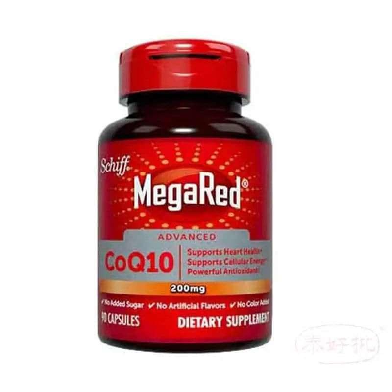 Schiff MegaRed 輔酶Q10 補充劑,提升心臟健康與能量代謝的最佳選擇