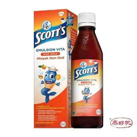 英國版Scott’s 400ml 橙味魚油(港版80).