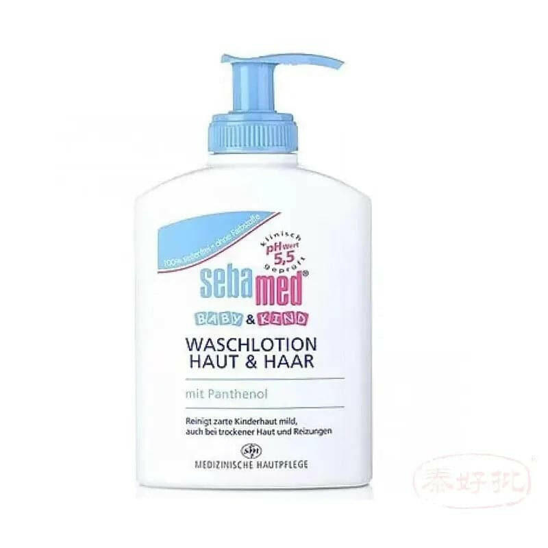 【德國版】SebaMed施巴嬰兒洗髮沐浴2合1 200ml.