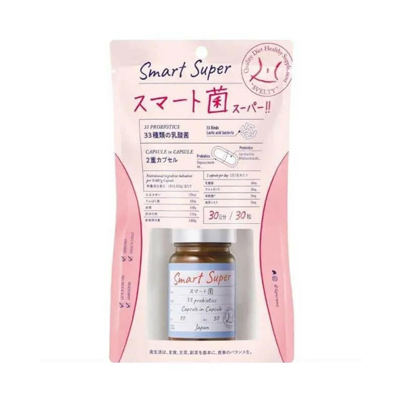 【日本寄-原箱出】SVELTY/絲蓓緹 SMART益生菌膠囊 30粒.