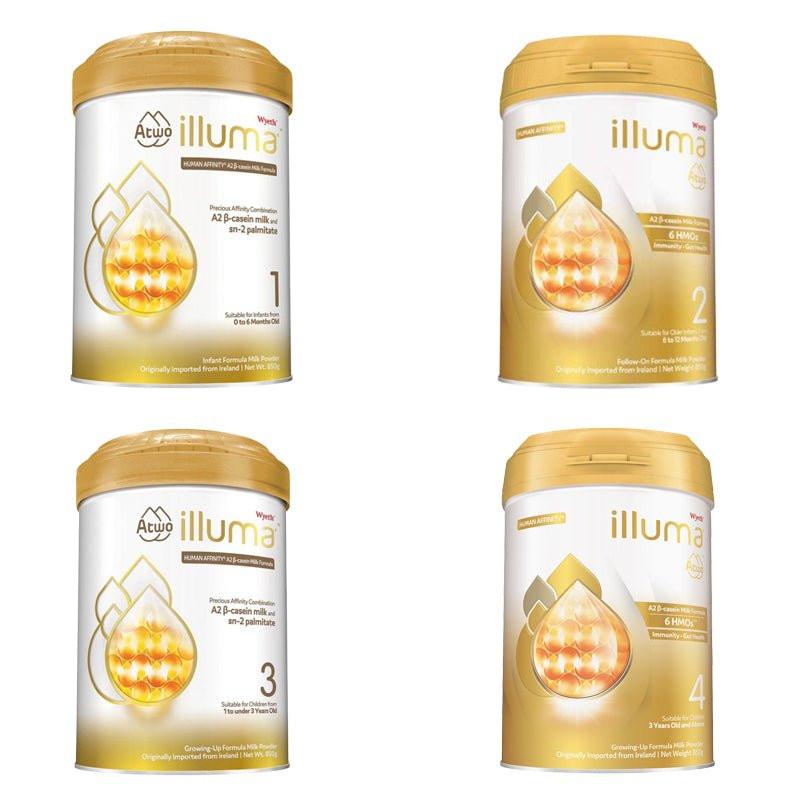 Wyeth惠氏 ILLUMA® ATWO A2 β-酪蛋白3號 幼兒成長配方奶粉 850克.