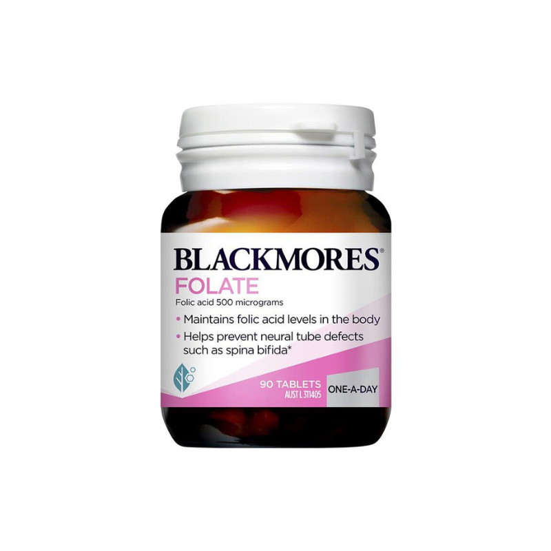Blackmores葉酸補充劑促進孕期健康，有效攝取必需葉酸支持胎兒發育