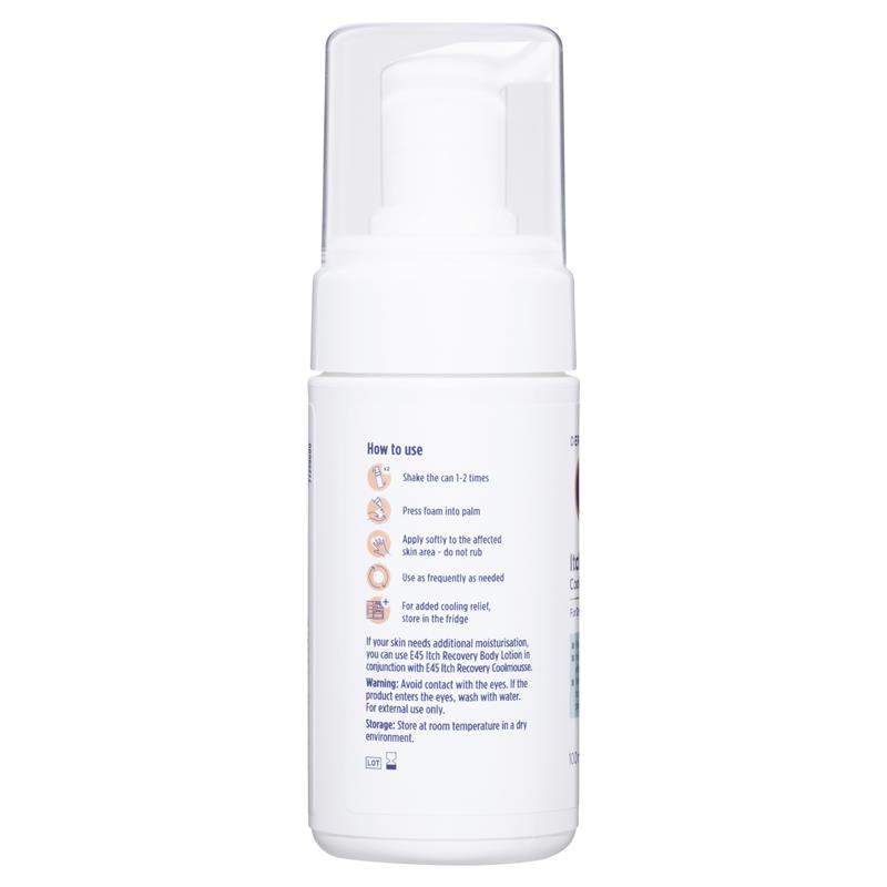 E45 - Cooling, anti-itch and soothing mousse 100ml (parallel import) 