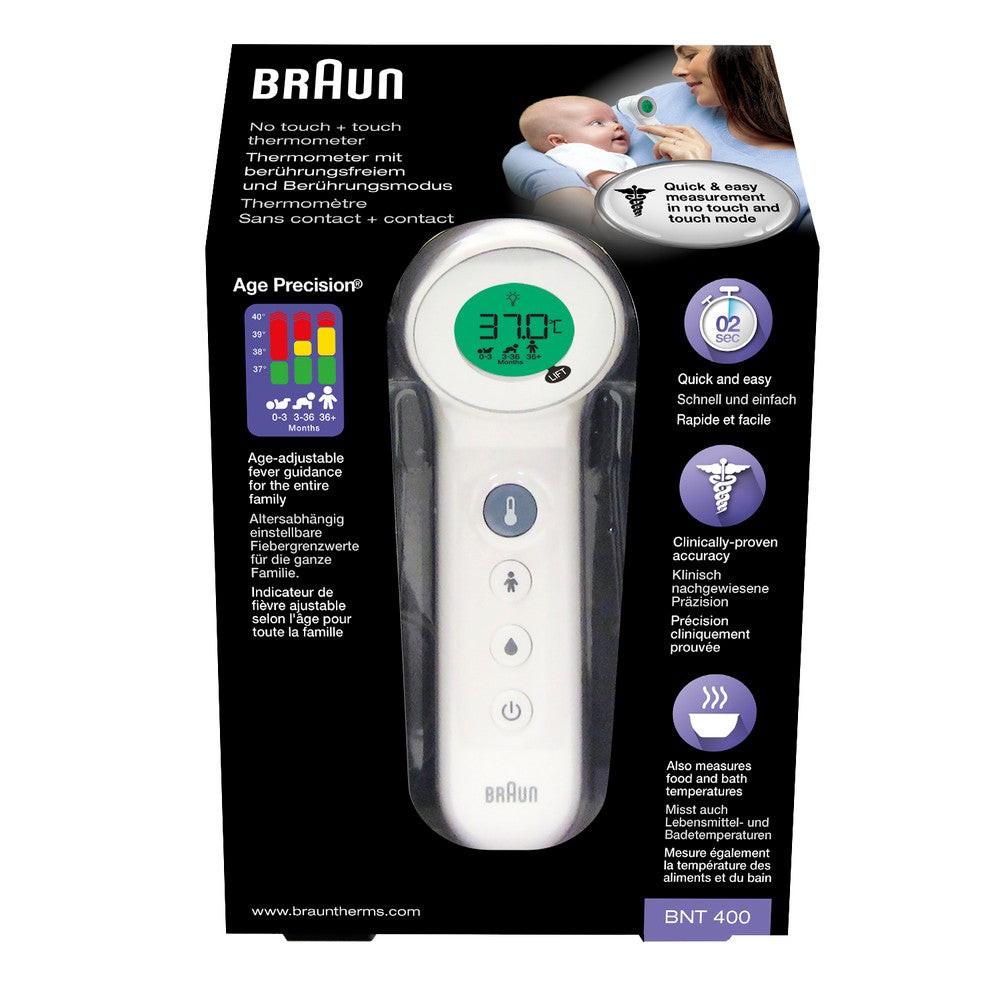Braun 百靈 免接觸額溫槍溫度計 BNT-400 （平行進口）.